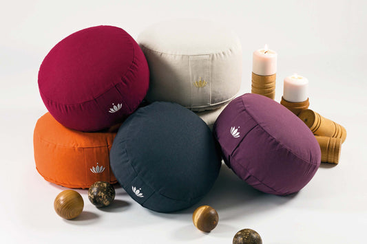 Fair produziert und Bio: Meditationskissen von Lotuscrafts