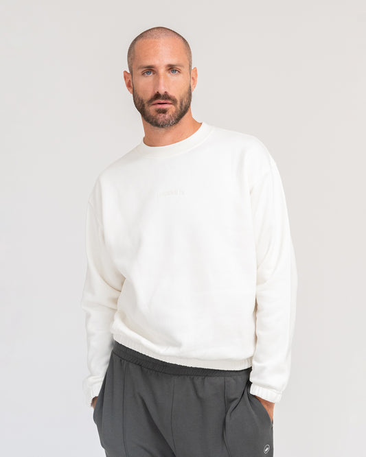 Marshmallow - Lotuscrafts Yoga Sweater Men Front