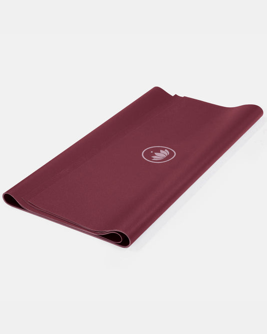 Dark Cranberry - Yogamatte Arise Travel gefaltet | Lotuscrafts