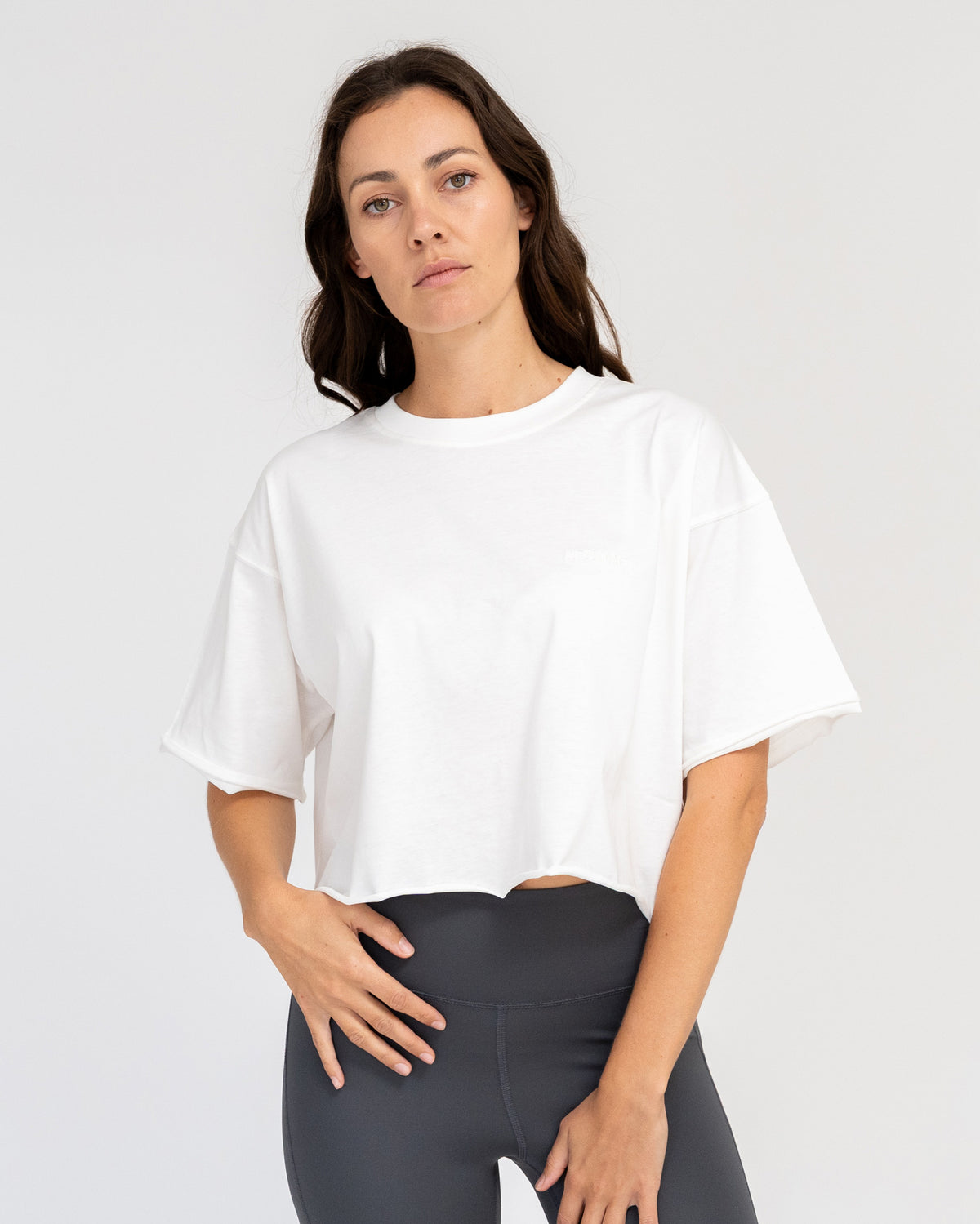 Marshmallow - Lotuscrafts Yoga Top Model Front
