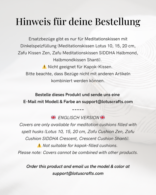 Bezug für Meditationskissen