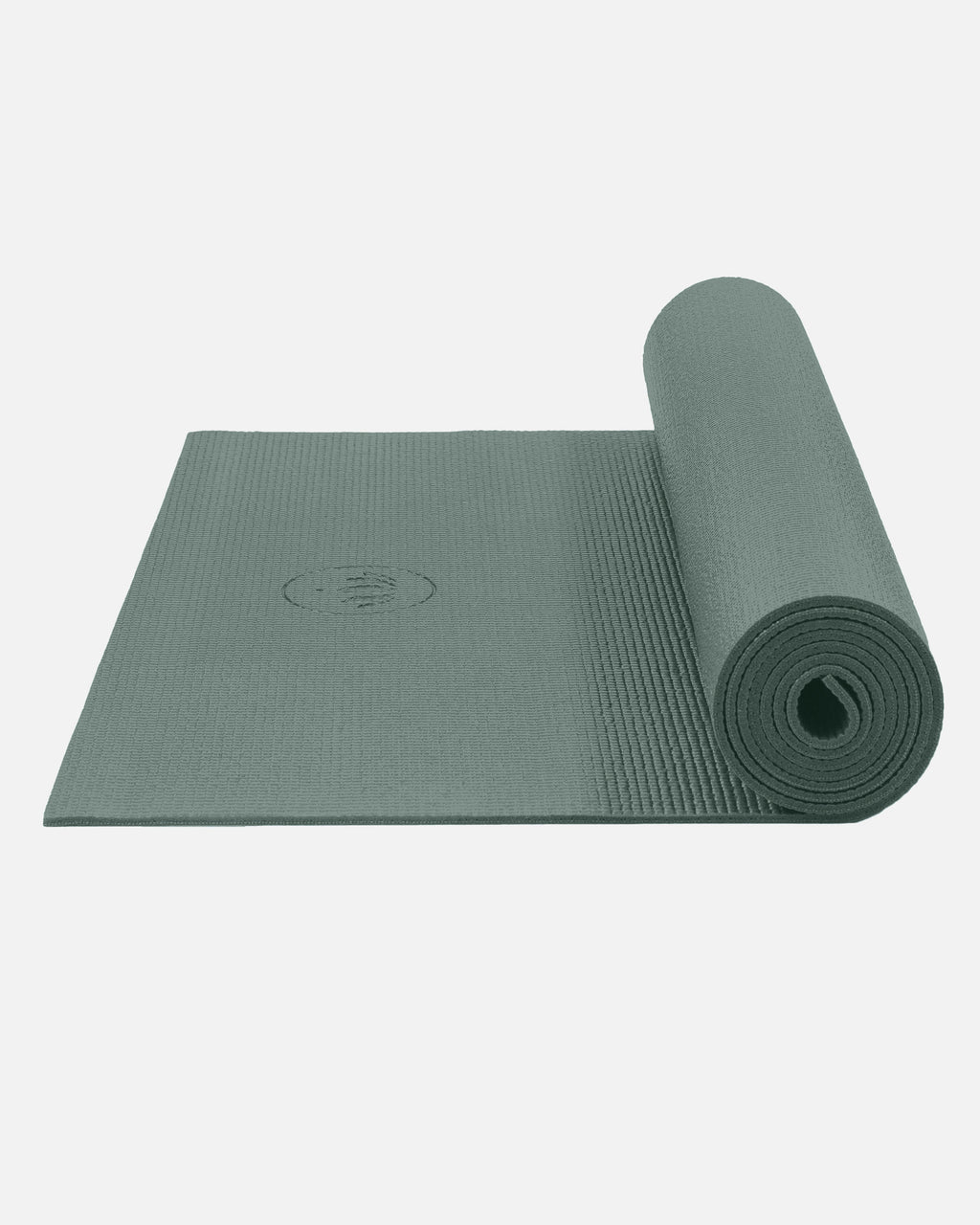 Balsam Green - Yogamatte Mudra Studio seitlich aufgerollt | Lotuscrafts