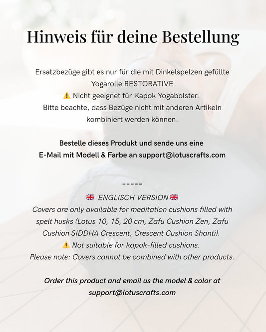 Bezug für Yogarolle RESTORATIVE