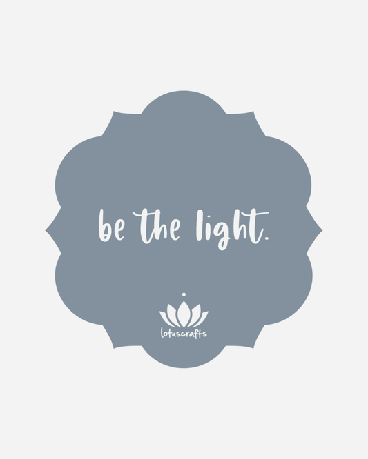 Yoga Mat Sticker BLESSED