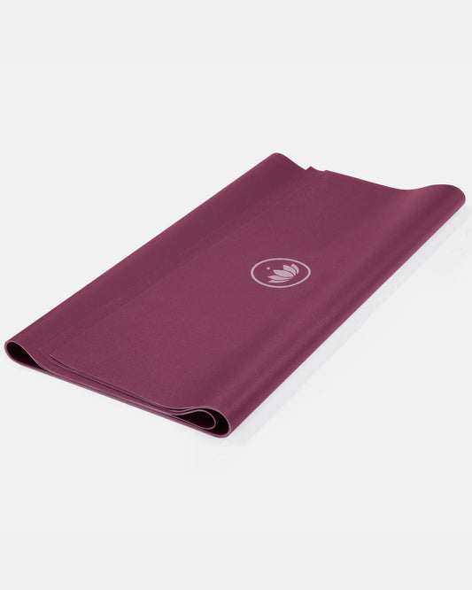 Dark Cranberry - Yogamatte Arise Travel gefaltet | Lotuscrafts