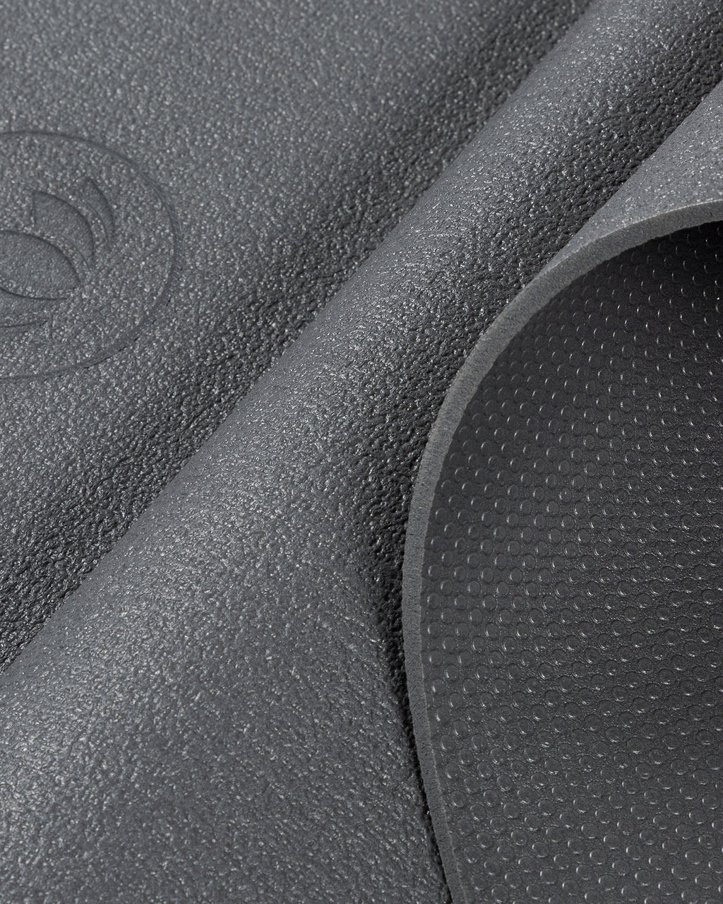Anthrazit - Anthracite Detailbild Zoom In Oberflächen Struktur Yogamatte Mudra Pro