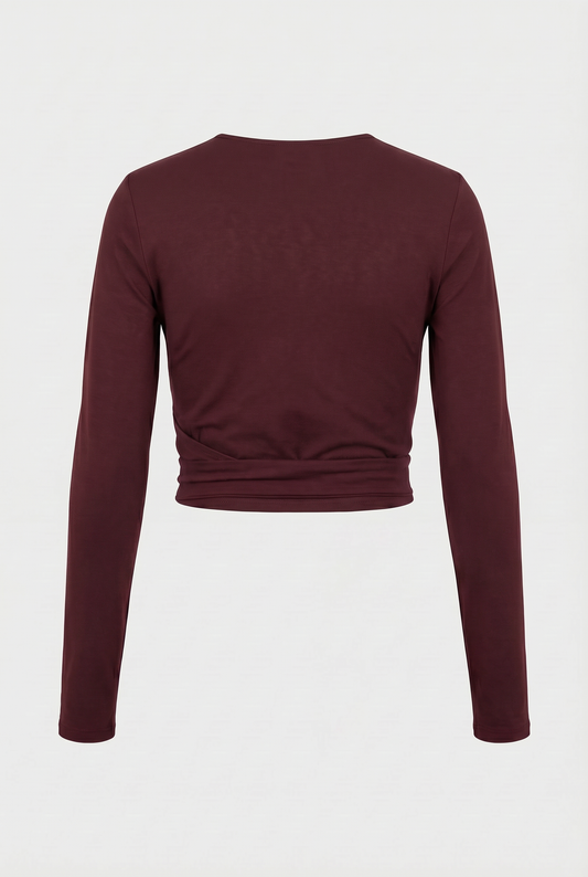 Amina Wrap Top