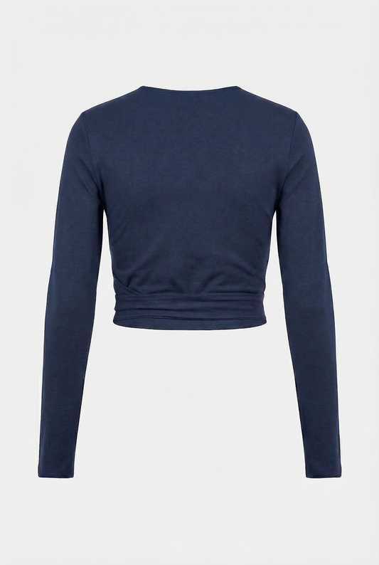Amina Wrap Top